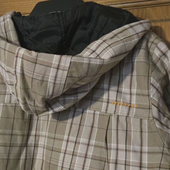 NWOT Ariat Rebar Women's Flannel Hooded Jacket - Picture 7 of 7